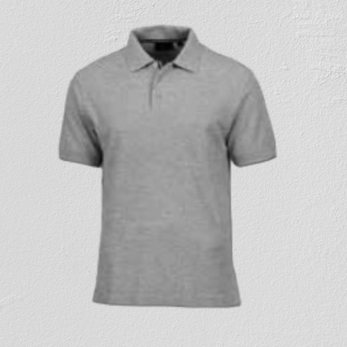 Polo Yaka T-Shirt (Gri)